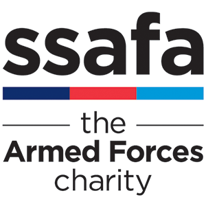 Logo:  SSAFA, the Armed Forces charity