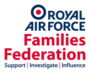 Logo: Royal Air Force Families Federation. Support | Investigate |  Influence